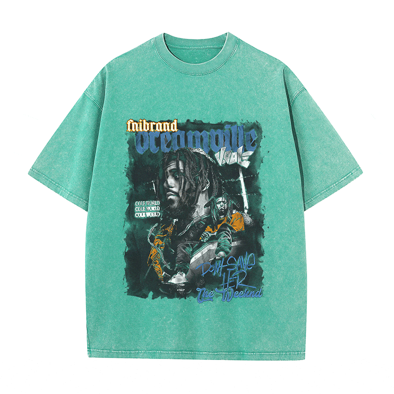 RDMCLOTHINGART tapestry hoodie JCOLE HEAVY WEIGHT COTTON TEE-9327