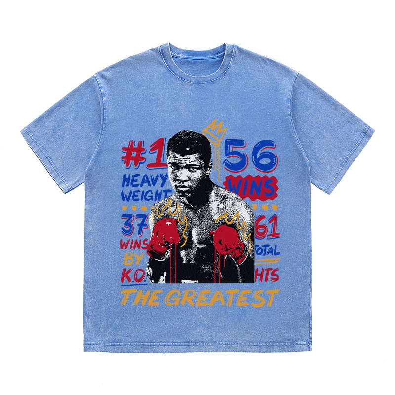 RDMCLOTHINGART tapestry hoodie JOE FRAZIER HEAVY WEIGHT COTTON TEE-9042