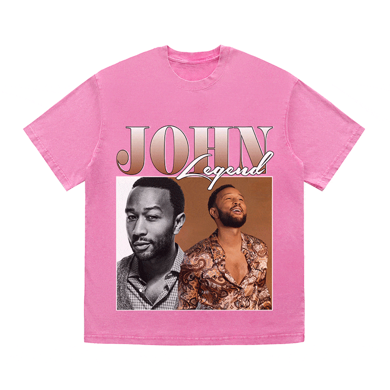 RDMCLOTHINGART tapestry hoodie JOHN LEGEND HEAVY WEIGHT COTTON TEE-8863