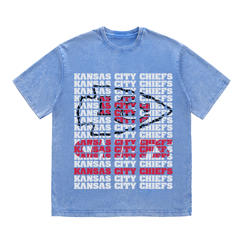 RDMCLOTHINGART tapestry hoodie KANSAS CITY CHIEFS2 HEAVY WEIGHT COTTON TEE-9187