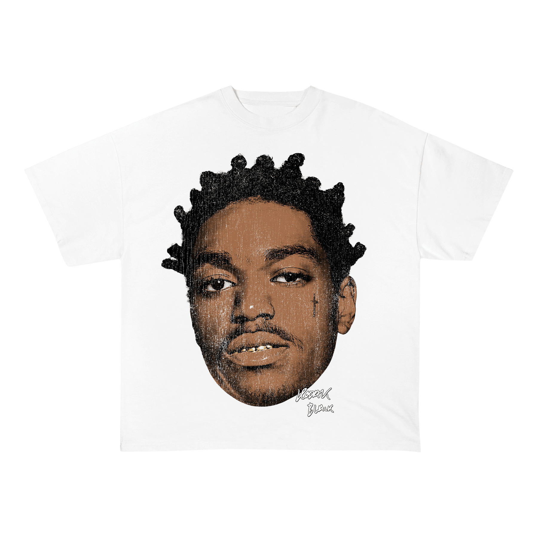RDMCLOTHINGART tapestry hoodie KODAKBLACK WEIGHT COTTON TEE-8050