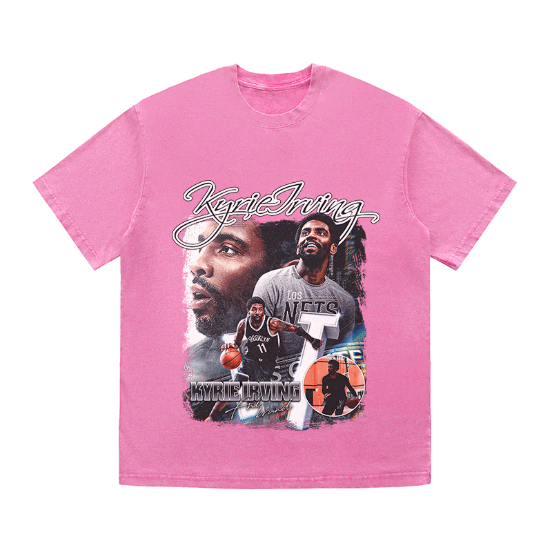 RDMCLOTHINGART tapestry hoodie KYRIE HEAVY WEIGHT COTTON TEE-9319