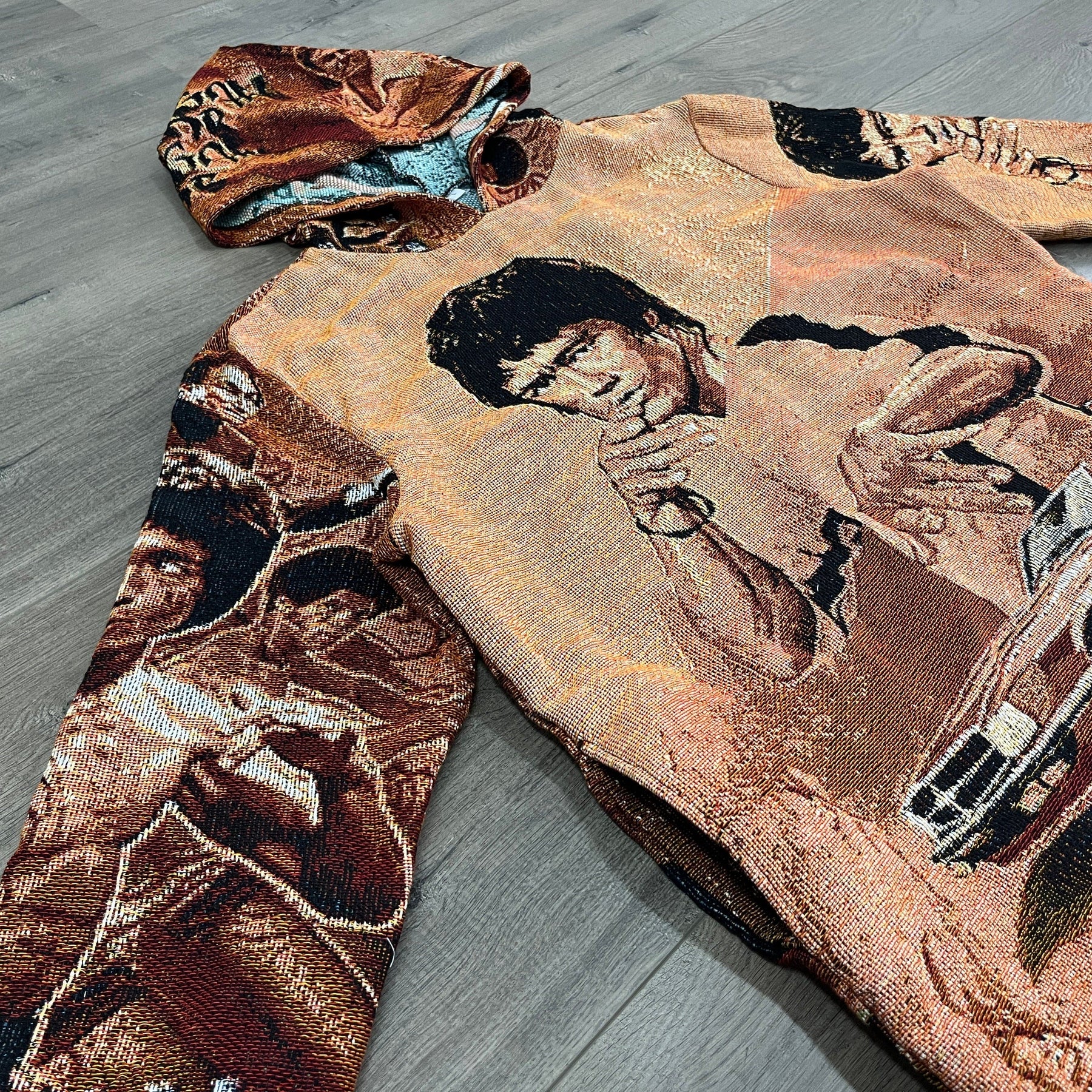 RDMCLOTHINGART tapestry hoodie LEE TAPESTRY HOODIE