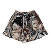 RDMCLOTHINGART tapestry hoodie LUFFY&ZORO TAPESTRY SHORTS