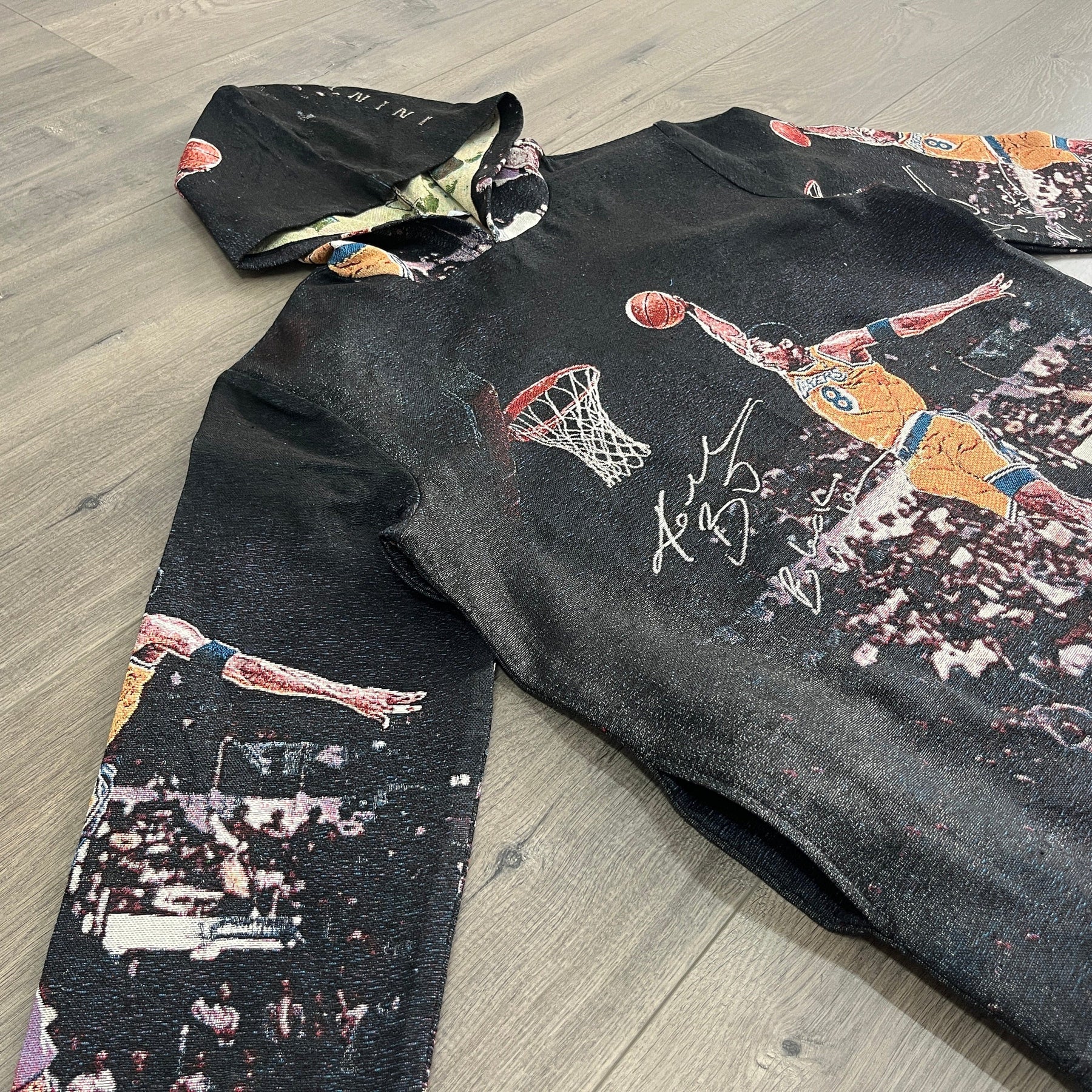 RDMCLOTHINGART tapestry hoodie MANBA DUNK TAPESTRY HOODIE