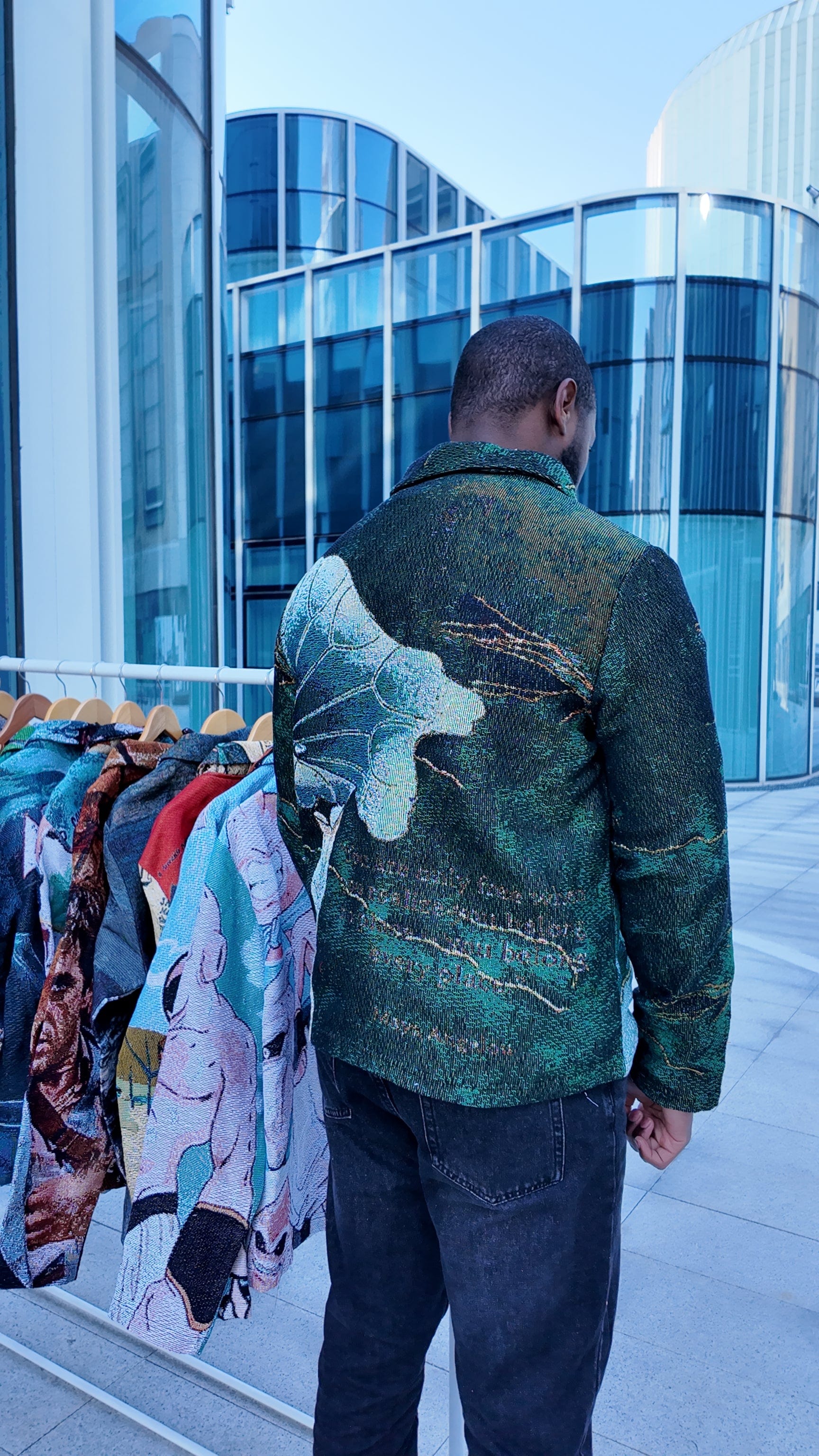 RDMCLOTHINGART tapestry hoodie MAYA TAPESTRY JACKET