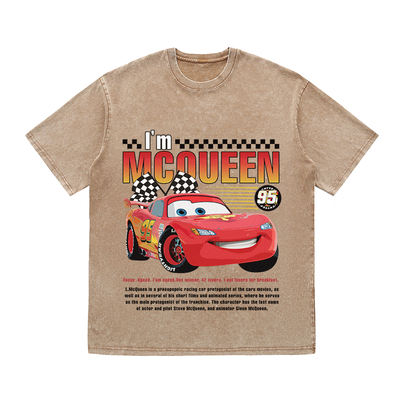 RDMCLOTHINGART tapestry hoodie MCQUEEN HEAVY WEIGHT COTTON TEE-9027