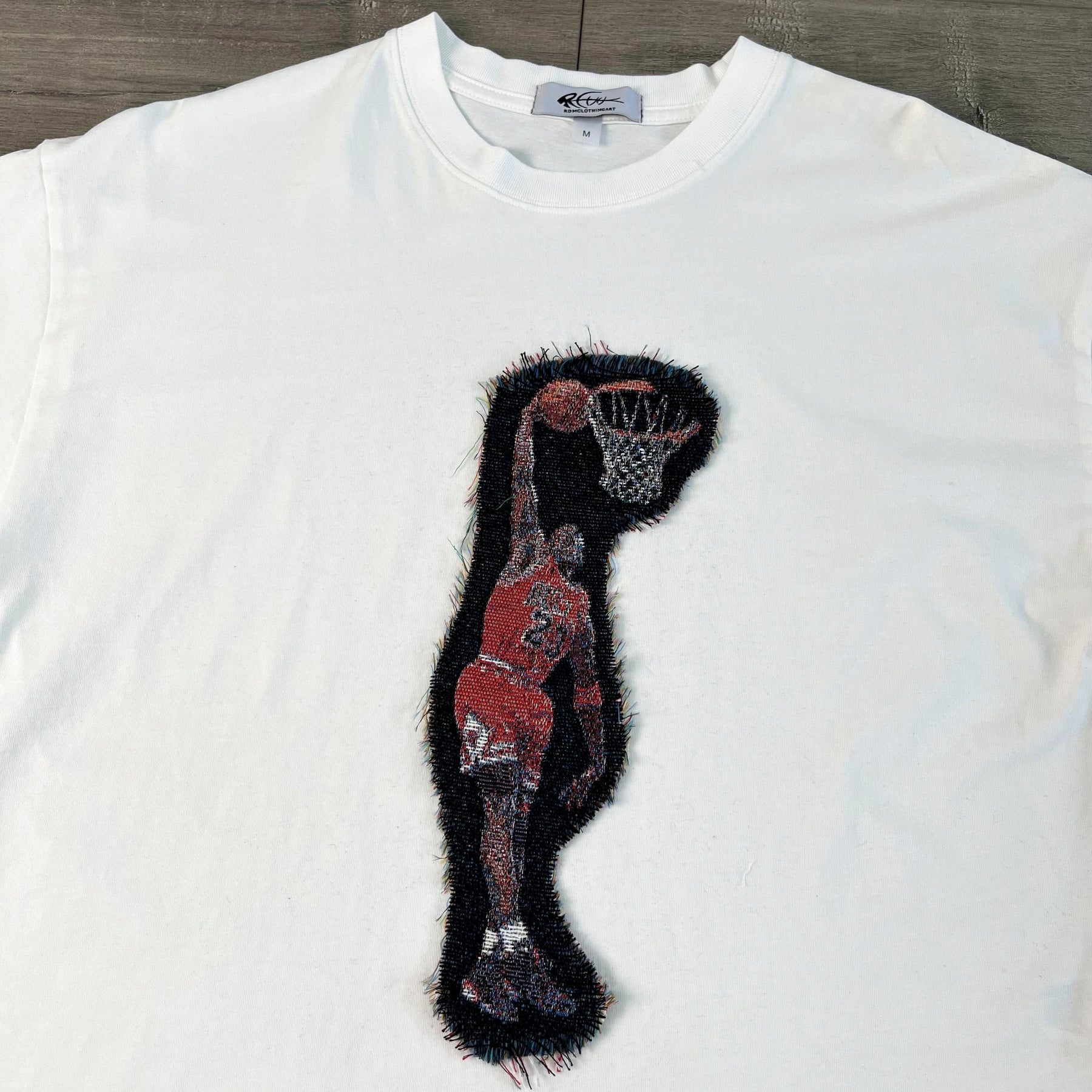 RDMCLOTHINGART tapestry hoodie MJ SLAM HEAVY WEIGHT PATCH TEE-8116