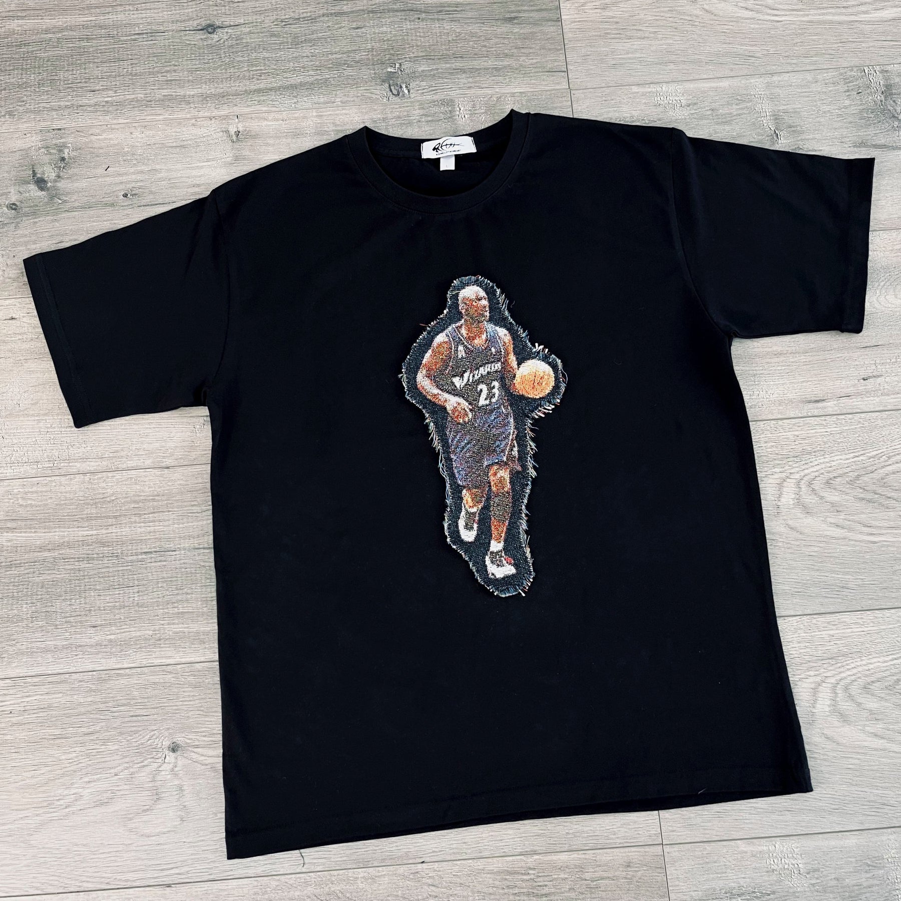 RDMCLOTHINGART tapestry hoodie MJ WIZARDS HEAVY WEIGHT PATCH TEE-8110