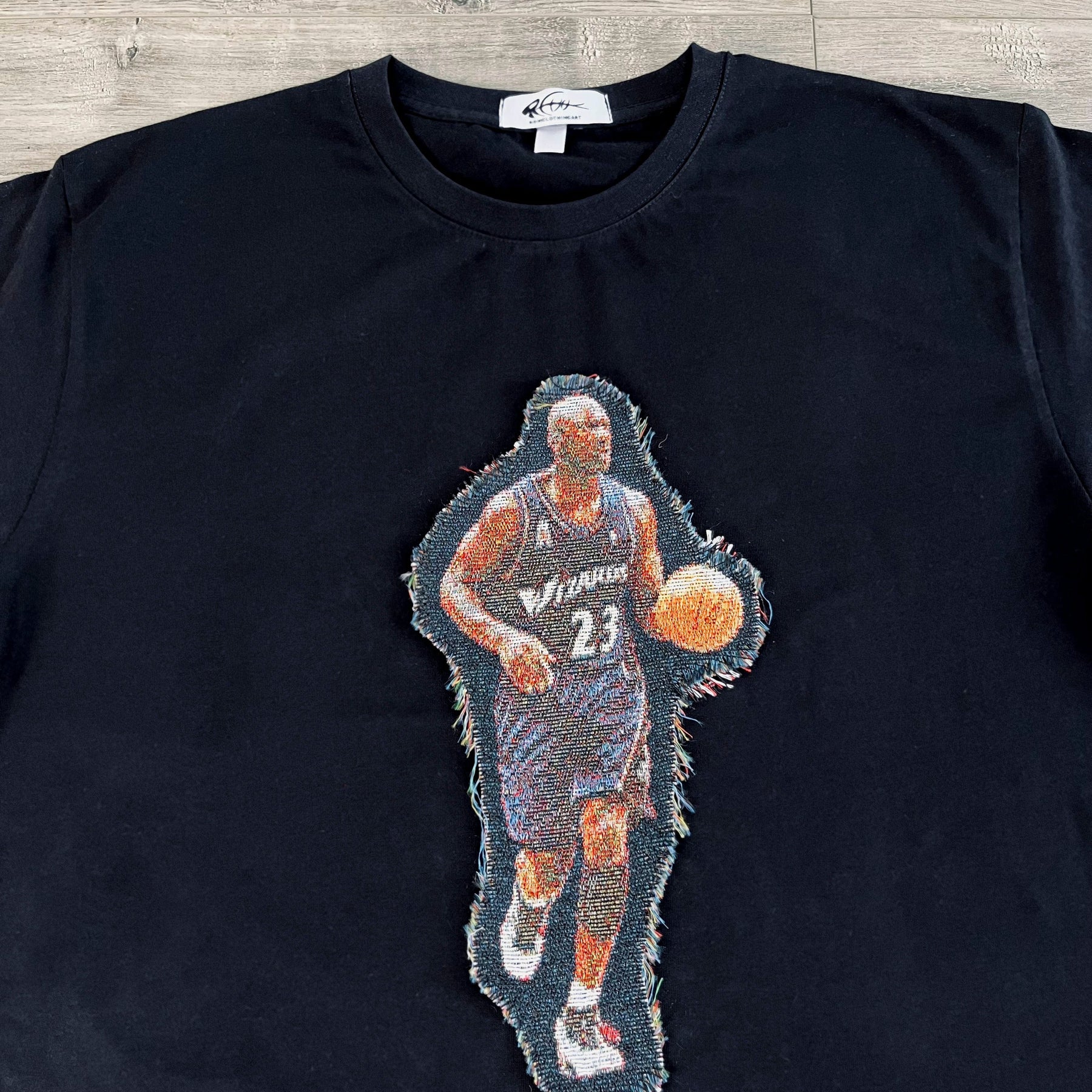 RDMCLOTHINGART tapestry hoodie MJ WIZARDS HEAVY WEIGHT PATCH TEE-8110