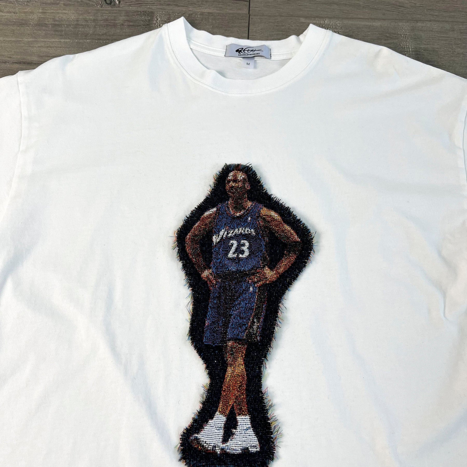 RDMCLOTHINGART tapestry hoodie MJ WIZARDS V2 HEAVY WEIGHT PATCH TEE-8111
