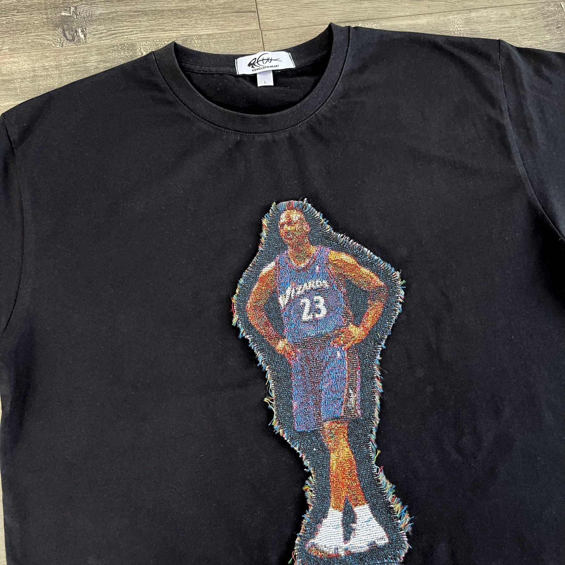 RDMCLOTHINGART tapestry hoodie MJ WIZARDS V2 HEAVY WEIGHT PATCH TEE-8111