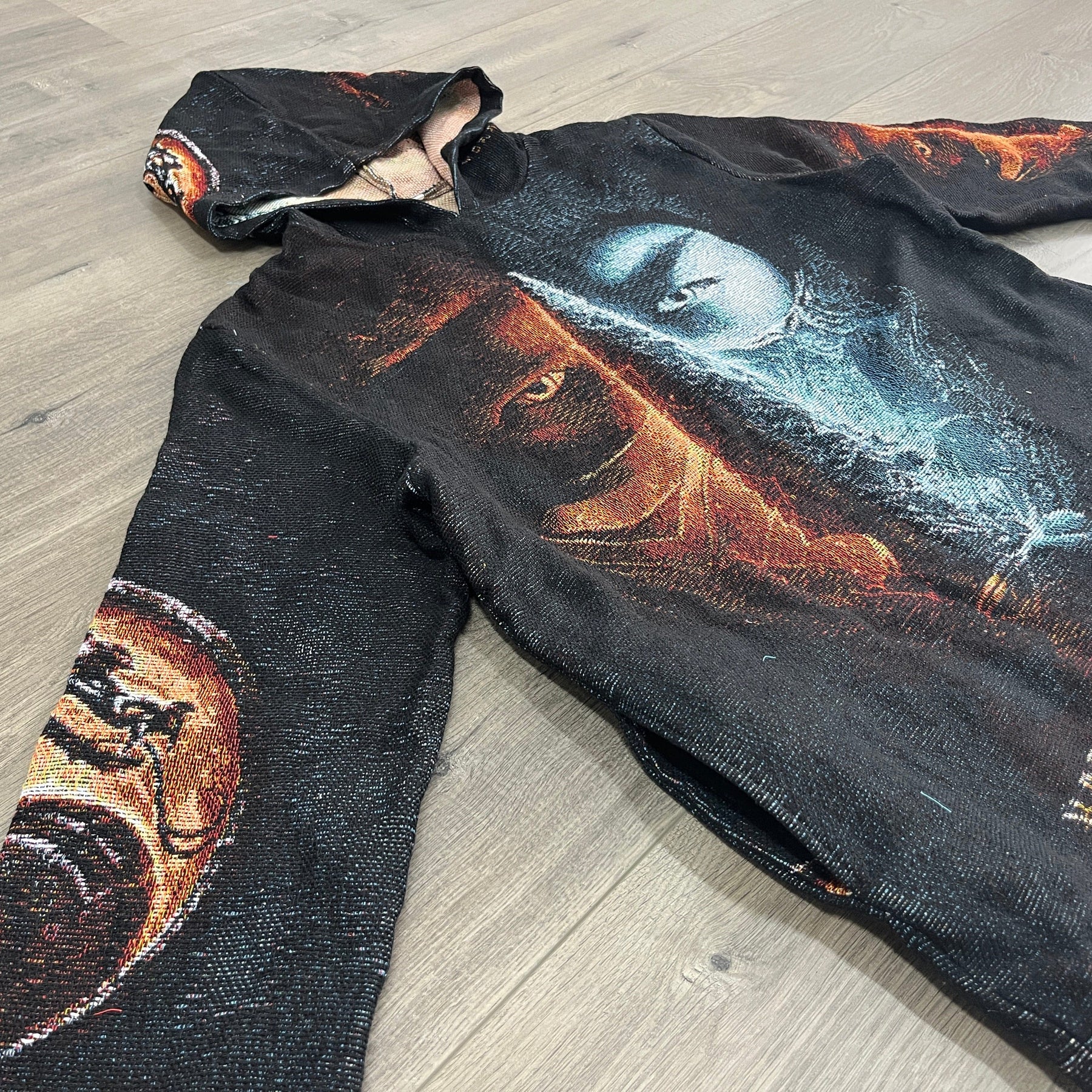 RDMCLOTHINGART tapestry hoodie MORTAL COMBAT TAPESTRY HOODIE