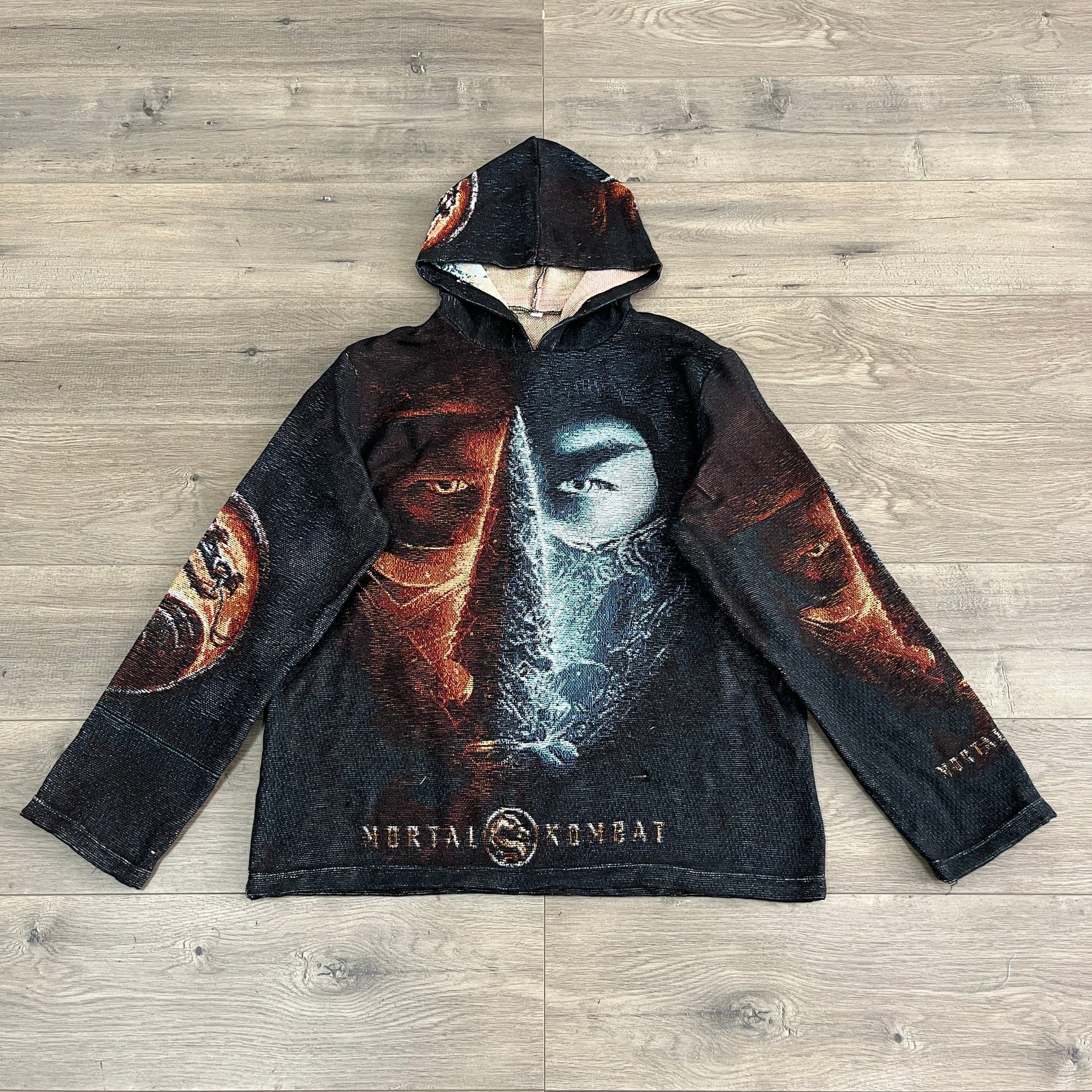 RDMCLOTHINGART tapestry hoodie MORTAL COMBAT TAPESTRY HOODIE