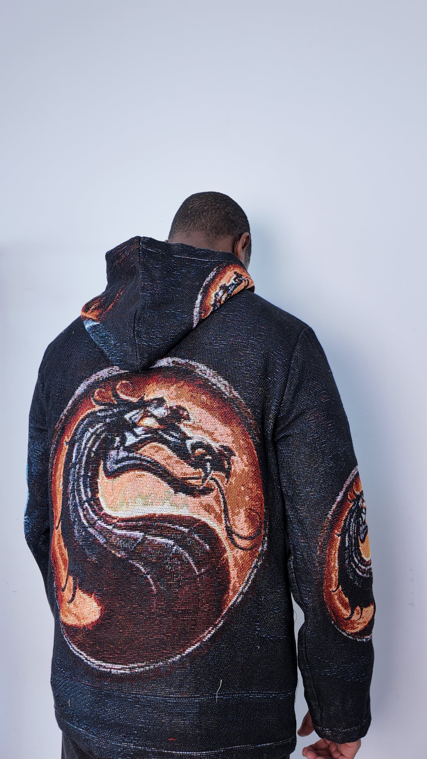 RDMCLOTHINGART tapestry hoodie MORTAL COMBAT TAPESTRY HOODIE