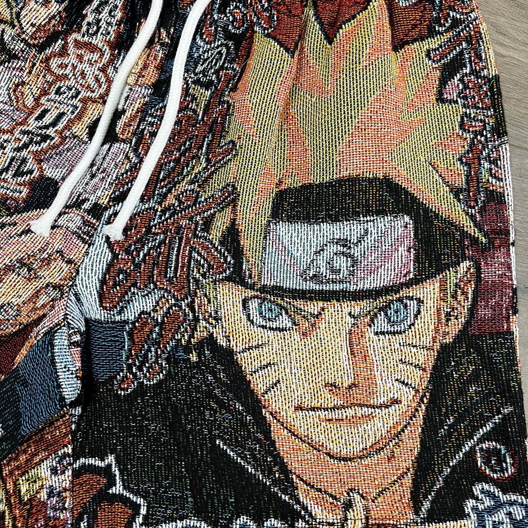 RDMCLOTHINGART tapestry hoodie NARUTO TAPESTRY SHORTS