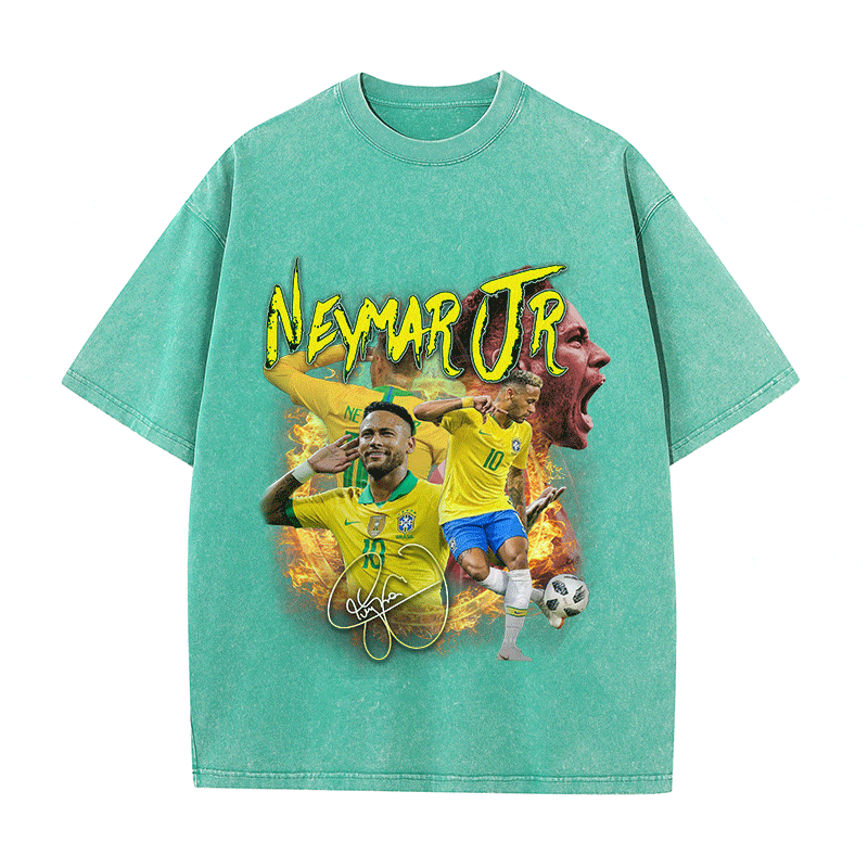RDMCLOTHINGART tapestry hoodie NEYMAR JR HEAVY WEIGHT COTTON TEE-9168