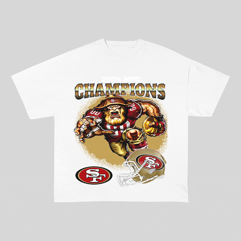 RDMCLOTHINGART tapestry hoodie NFC CHAMP HEAVY WEIGHT COTTON TEE-9188