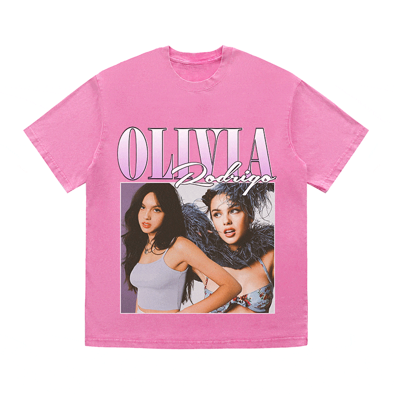 RDMCLOTHINGART tapestry hoodie OLIVIA HEAVY WEIGHT COTTON TEE-8866