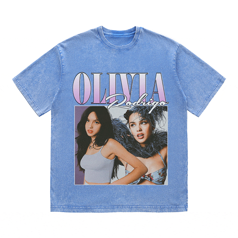 RDMCLOTHINGART tapestry hoodie OLIVIA HEAVY WEIGHT COTTON TEE-8866