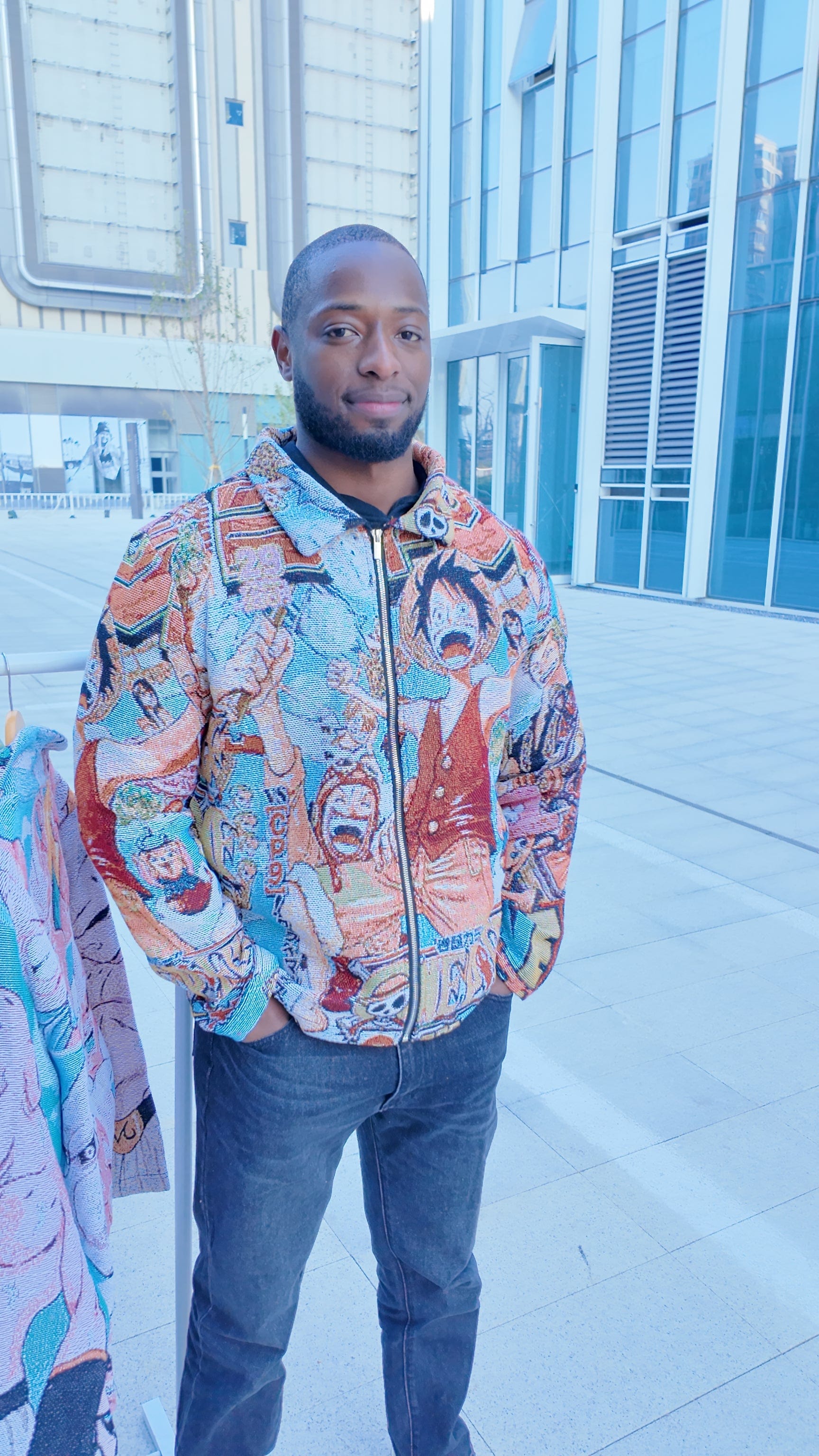 RDMCLOTHINGART tapestry hoodie ONE PIECE V2 TAPESTRY JACKET