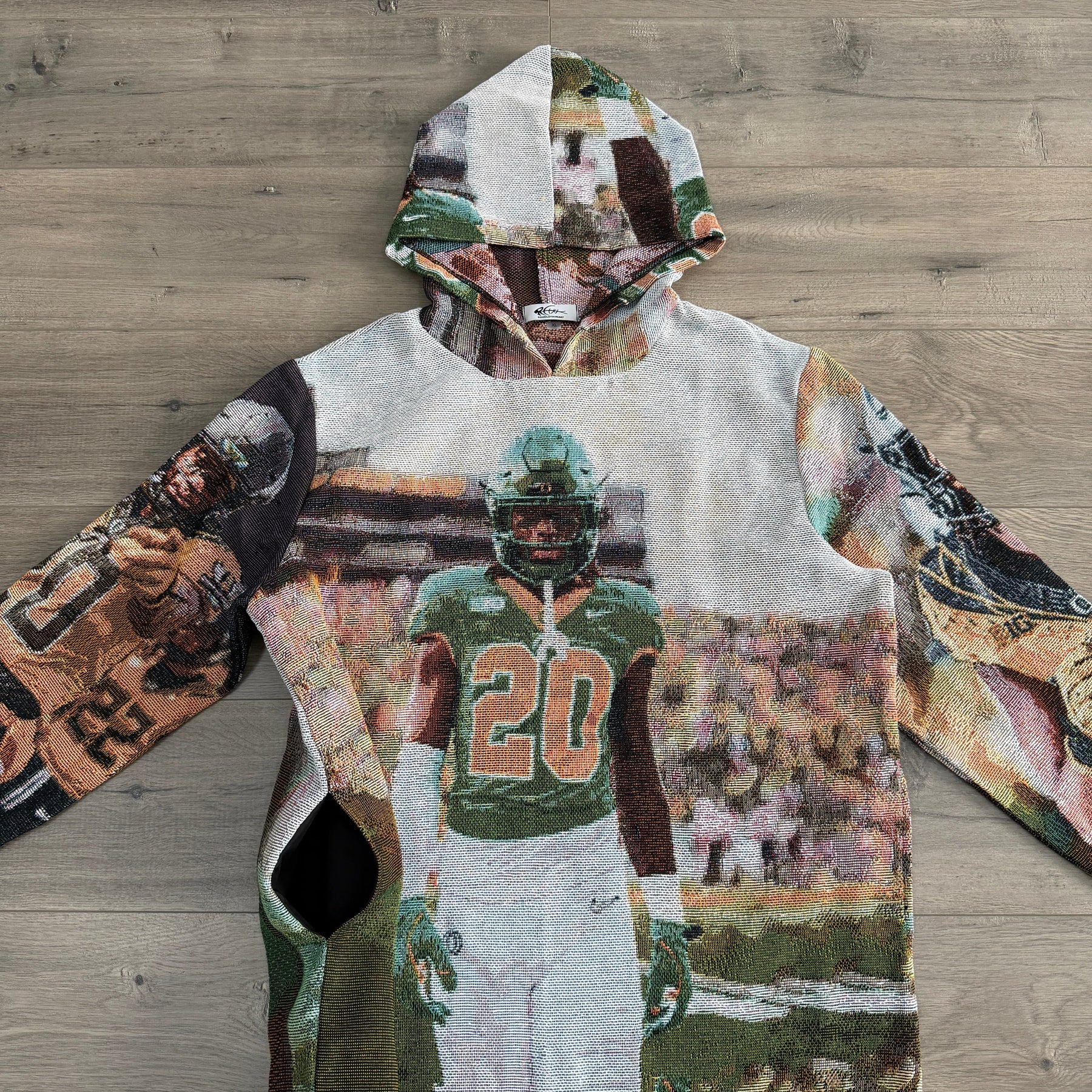 RDMCLOTHINGART tapestry hoodie OREGON TAPESTRY HOODIE