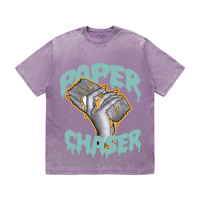 RDMCLOTHINGART tapestry hoodie PAPER CHASER HEAVY WEIGHT COTTON TEE-9054