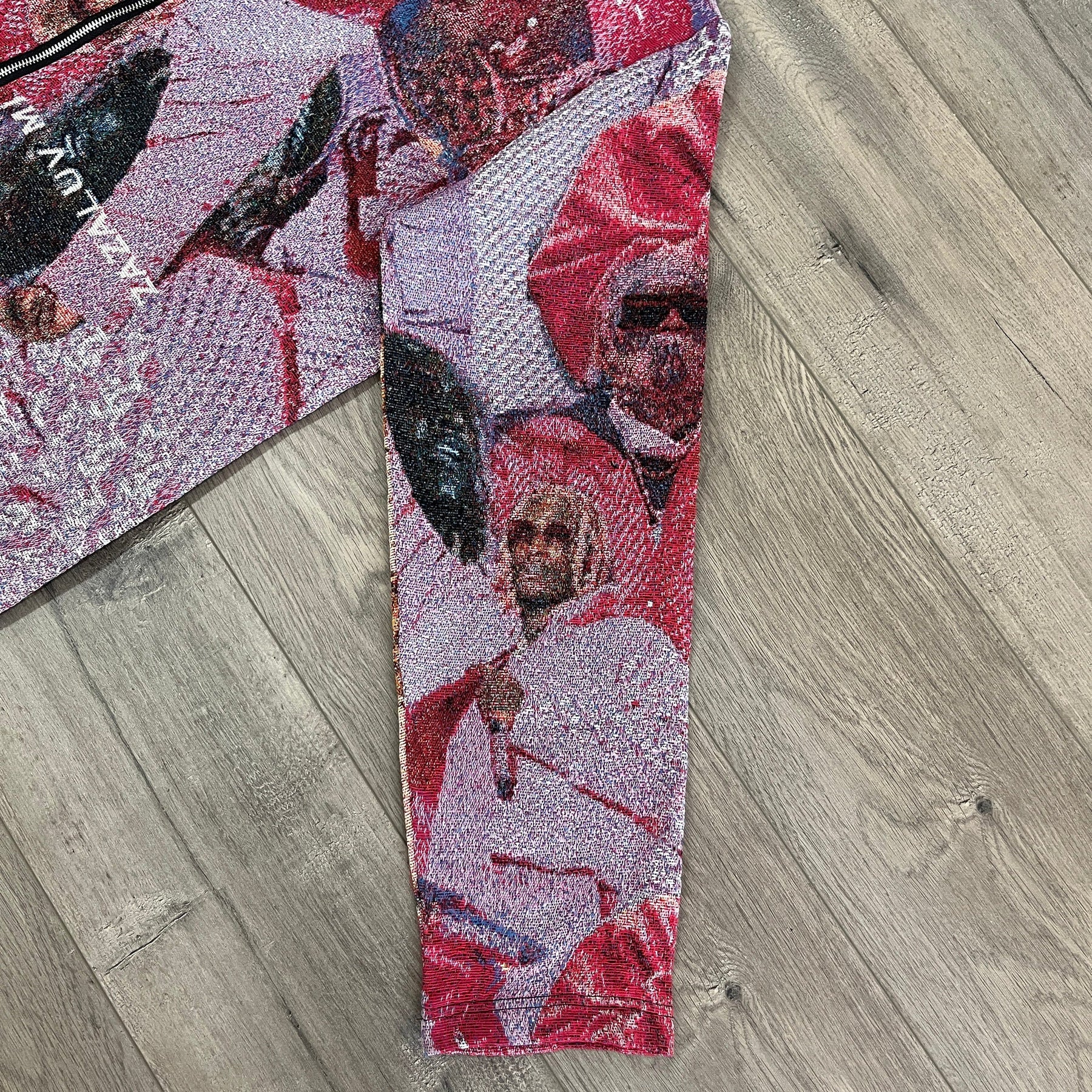 RDMCLOTHINGART tapestry hoodie RED FREE YSL TAPESTRY JACKET