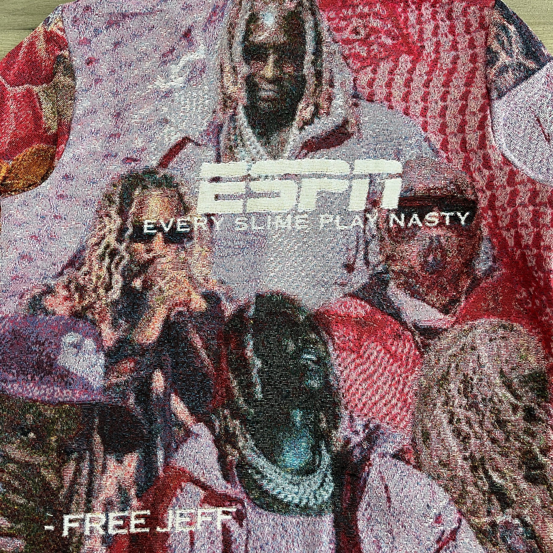 RDMCLOTHINGART tapestry hoodie RED FREE YSL TAPESTRY JACKET