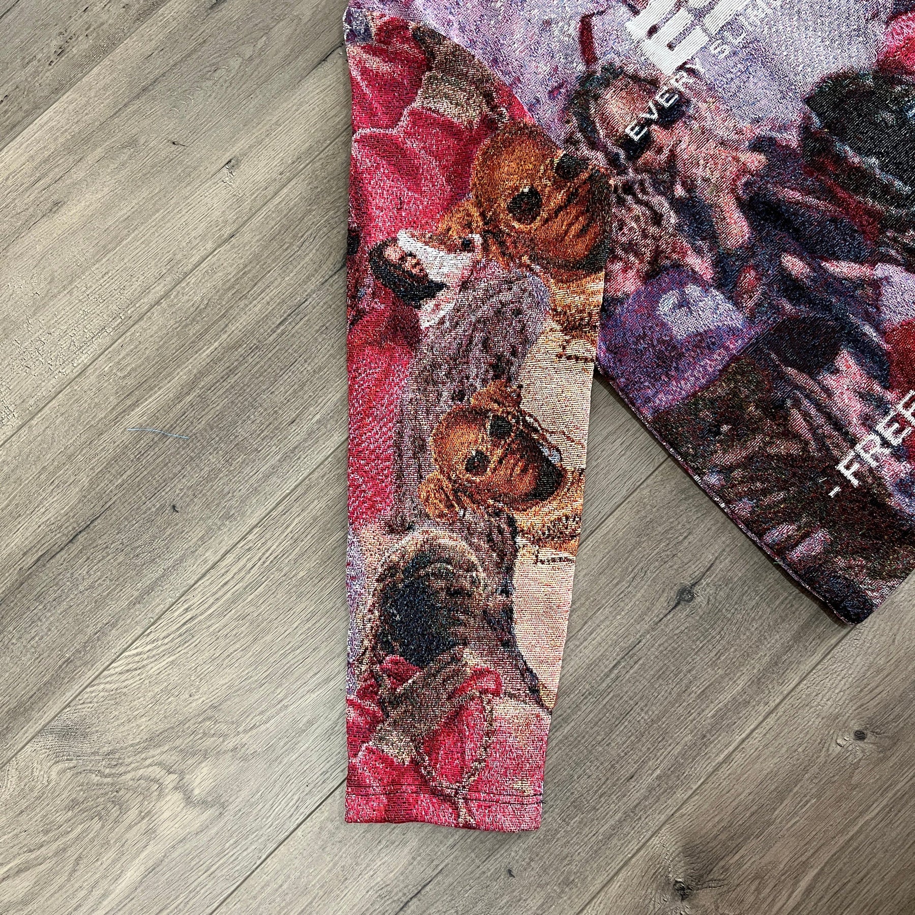 RDMCLOTHINGART tapestry hoodie RED FREE YSL TAPESTRY JACKET