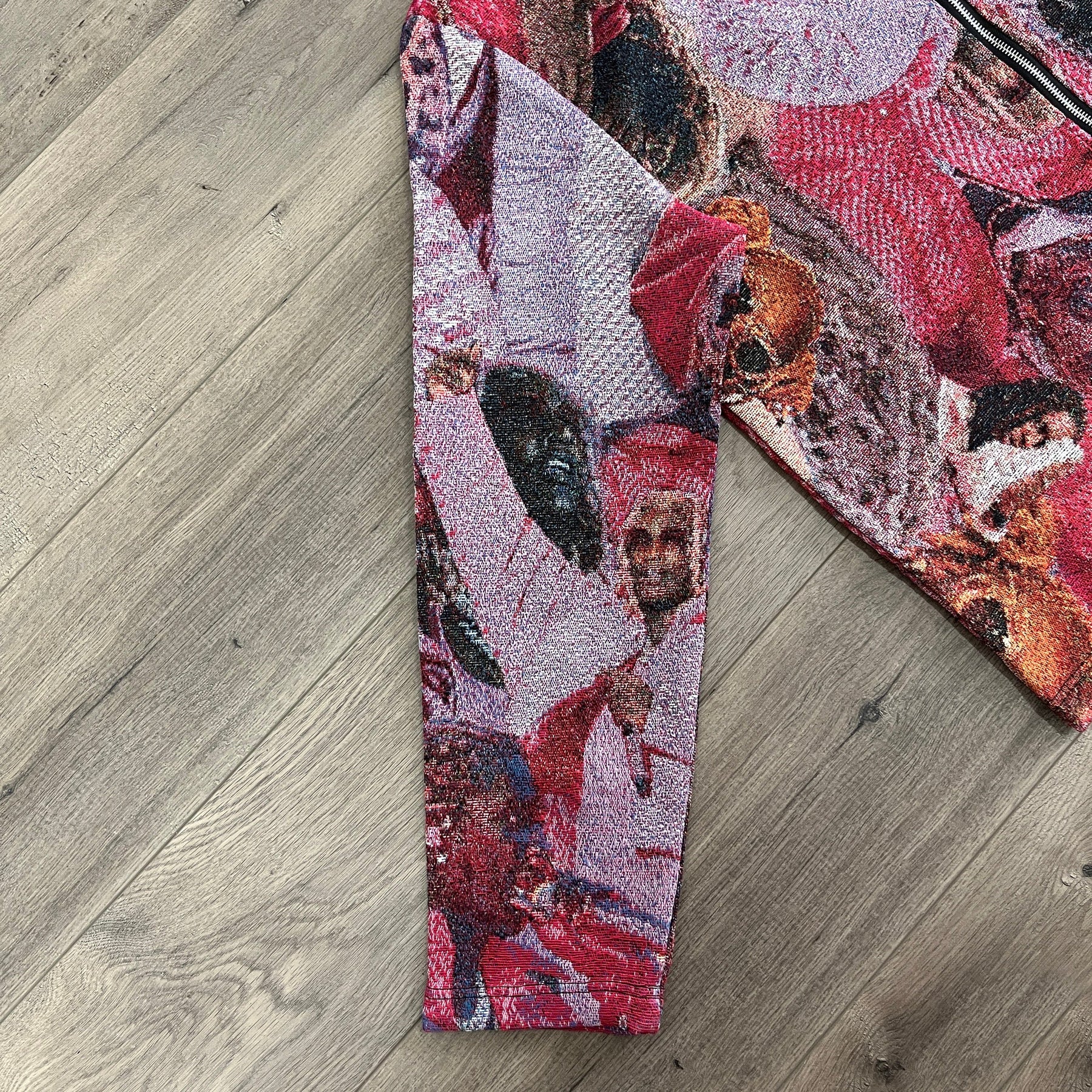 RDMCLOTHINGART tapestry hoodie RED FREE YSL TAPESTRY JACKET