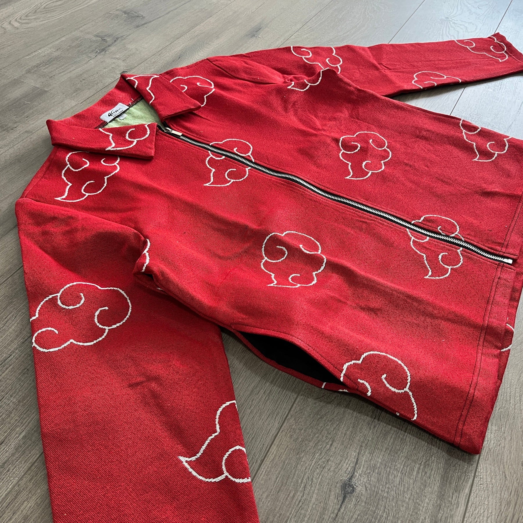 RDMCLOTHINGART tapestry hoodie RED N TAPESTRY JACKET