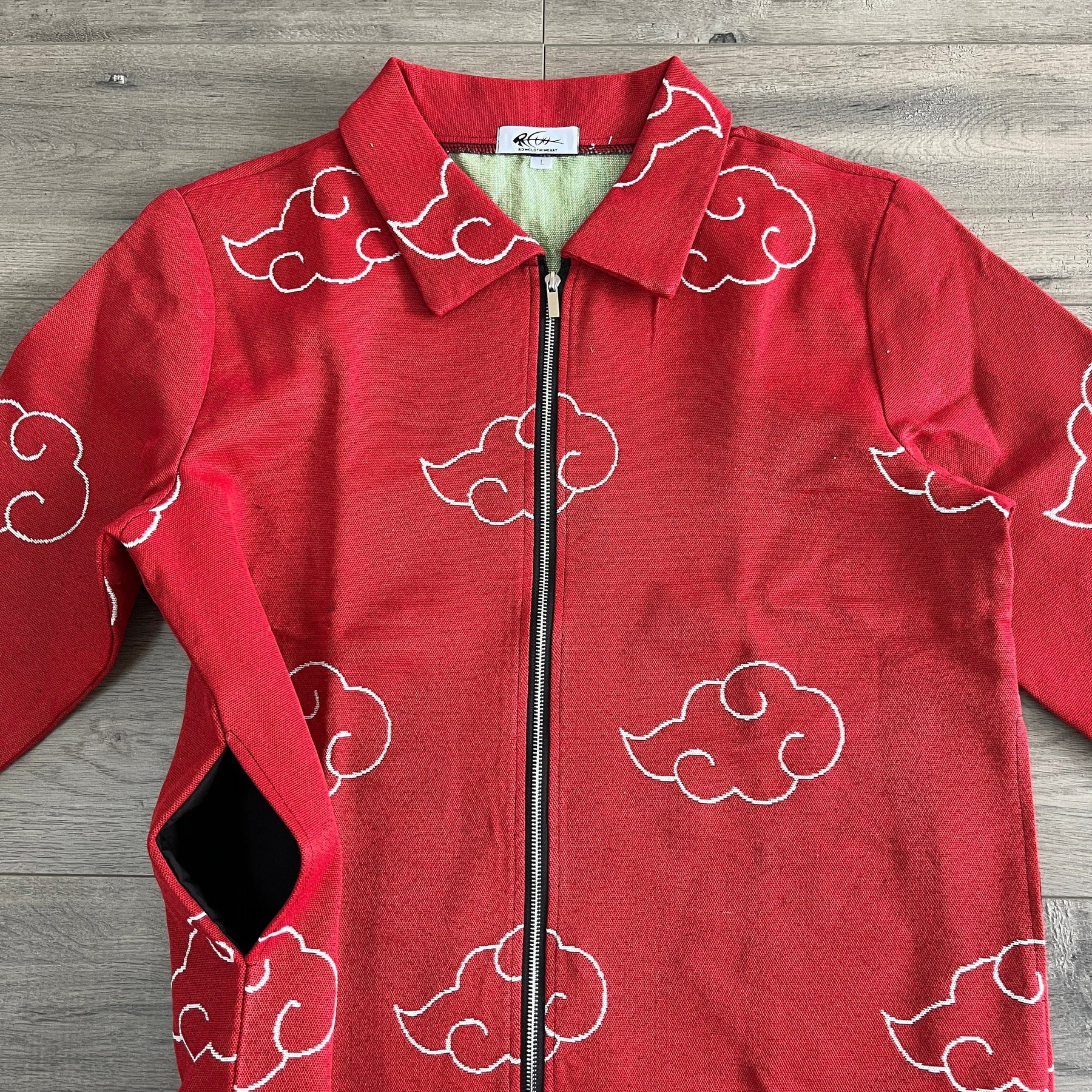 RDMCLOTHINGART tapestry hoodie RED N TAPESTRY JACKET