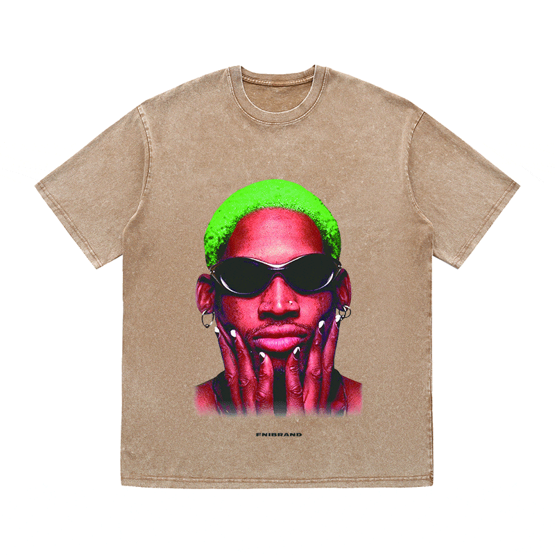 RDMCLOTHINGART tapestry hoodie RODMAN HEAVY WEIGHT COTTON TEE-9314