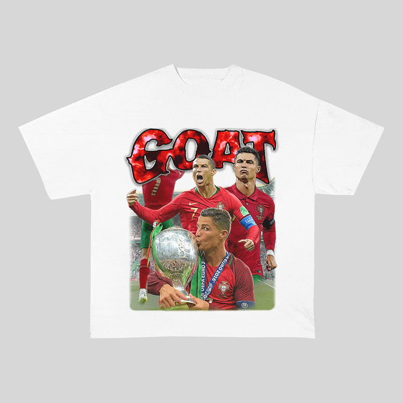 RDMCLOTHINGART tapestry hoodie RONALDO HEAVY WEIGHT COTTON TEE-9173