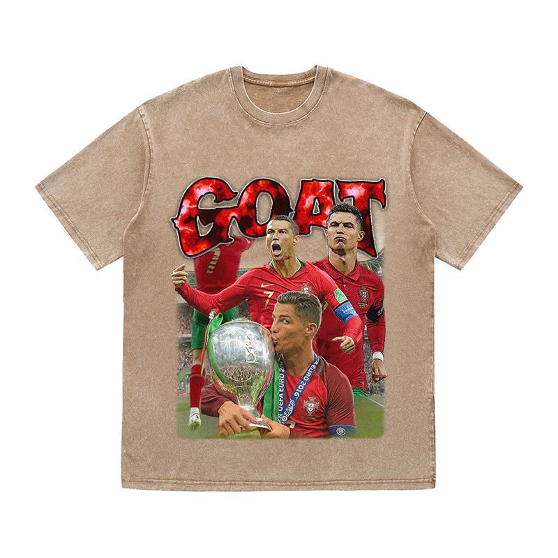RDMCLOTHINGART tapestry hoodie RONALDO HEAVY WEIGHT COTTON TEE-9173