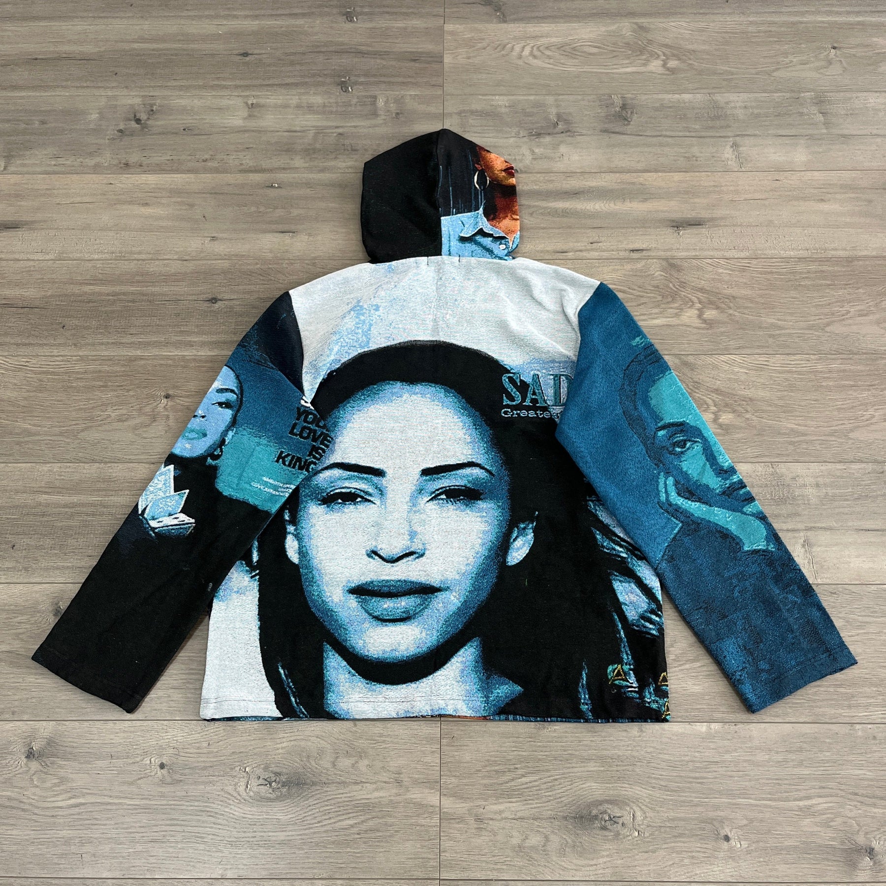 RDMCLOTHINGART tapestry hoodie SADE TAPESTRY HOODIE