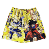 RDMCLOTHINGART tapestry hoodie SAIYAN COLLECTION MESH SHORTS-8663