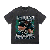 RDMCLOTHINGART tapestry hoodie SAQUON BARKLEY HEAVY WEIGHT COTTON TEE-9079