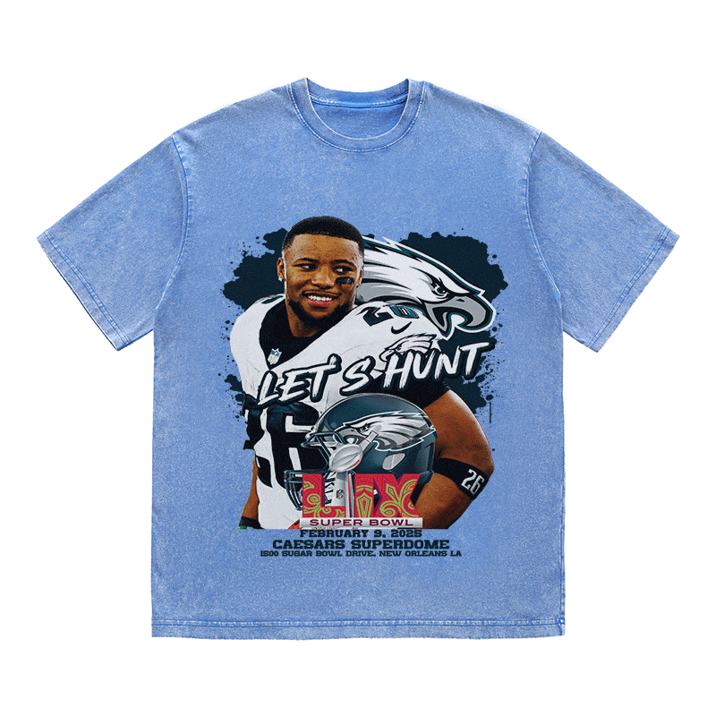 RDMCLOTHINGART tapestry hoodie SAQUON BARKLEY HEAVY WEIGHT COTTON TEE-9082