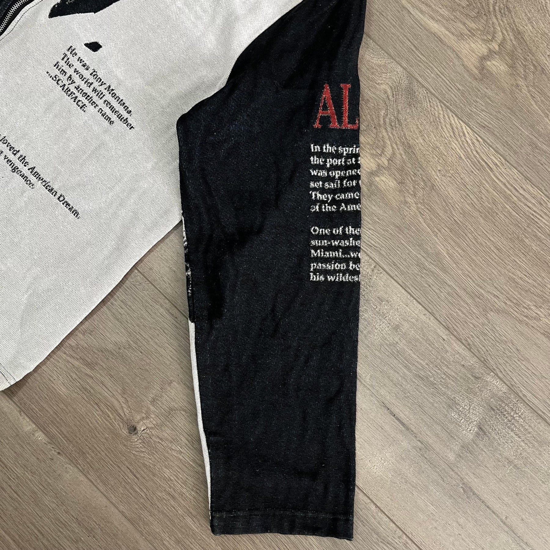 RDMCLOTHINGART tapestry hoodie SCARFACE TAPESTRY JACKET