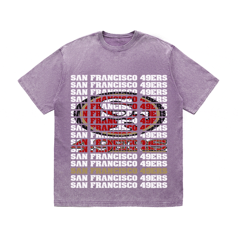 RDMCLOTHINGART tapestry hoodie SF 49ERS HEAVY WEIGHT COTTON TEE-9189