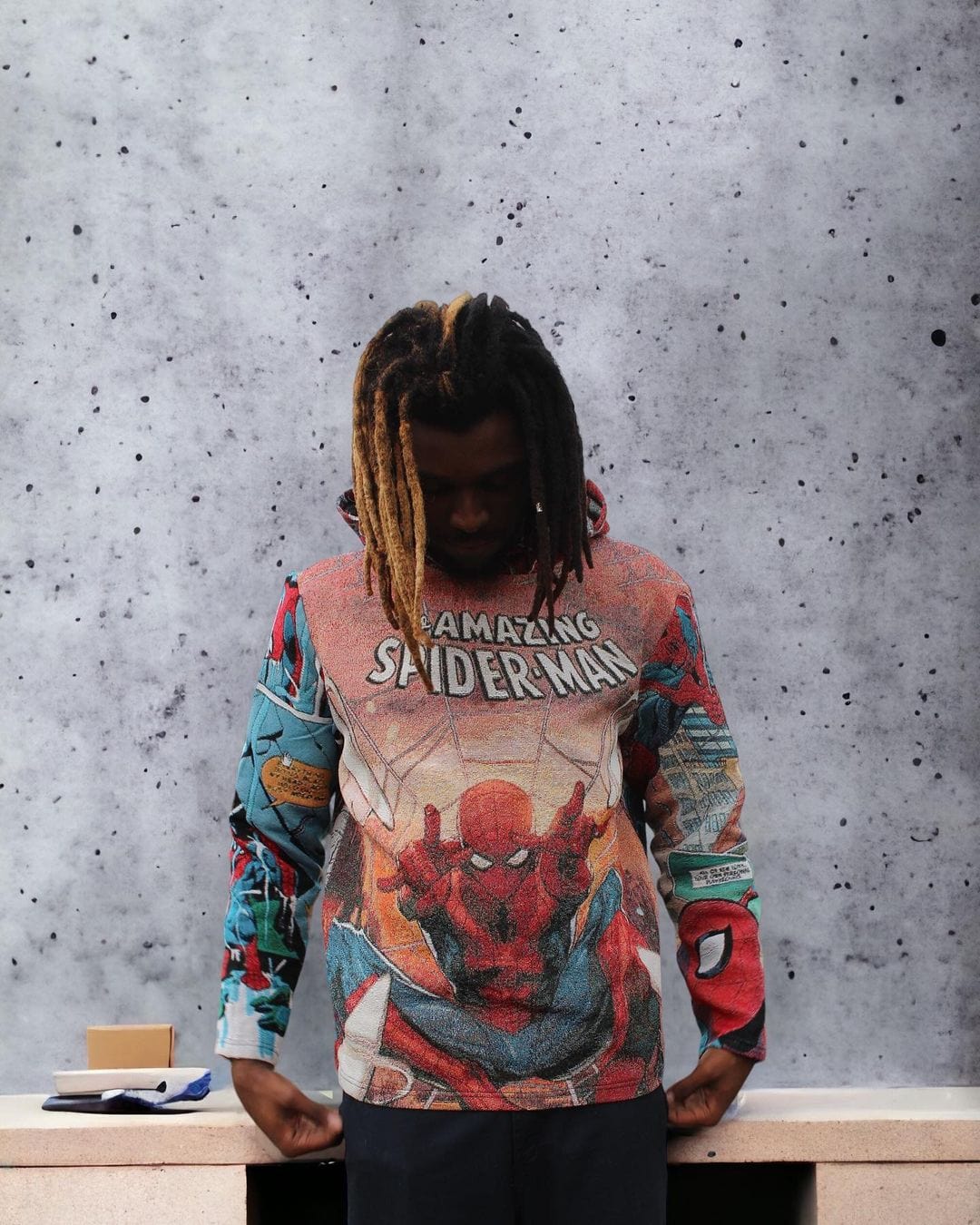 RDMCLOTHINGART tapestry hoodie SPIDER TAPESTRY HOODIE