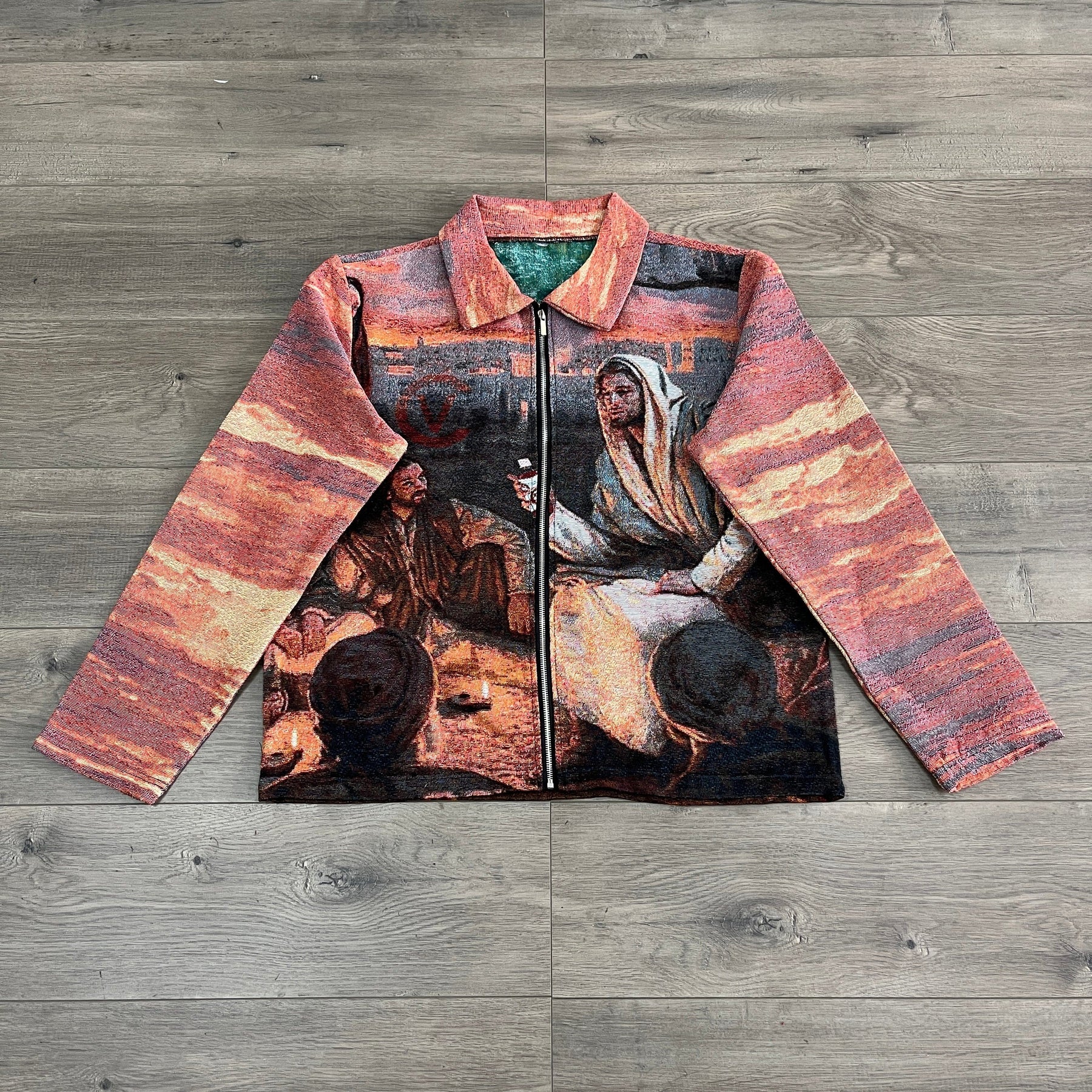 RDMCLOTHINGART tapestry hoodie SUNSET TAPESTRY JACKET