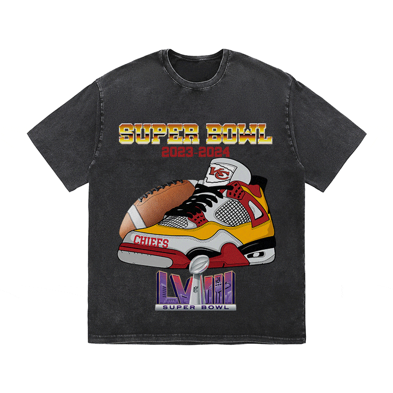 RDMCLOTHINGART tapestry hoodie SUPERBOWL 3 KC HEAVY WEIGHT COTTON TEE-9190