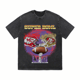 RDMCLOTHINGART tapestry hoodie SUPERBOWL WO YEAR HEAVY WEIGHT COTTON TEE-9184