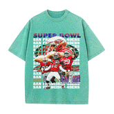 RDMCLOTHINGART tapestry hoodie SUPERBOWL22 HEAVY WEIGHT COTTON TEE-9212