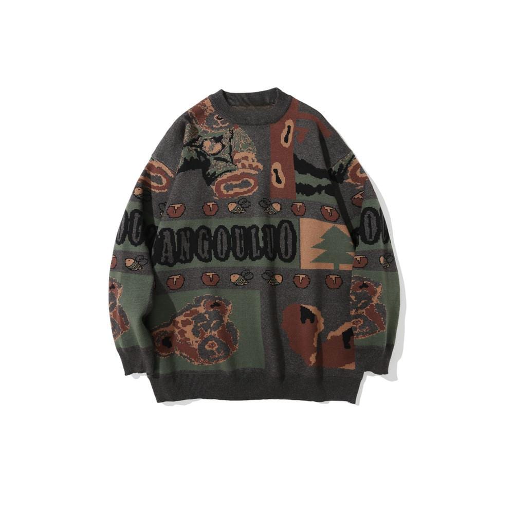 RDMCLOTHINGART tapestry hoodie Sweater-8058