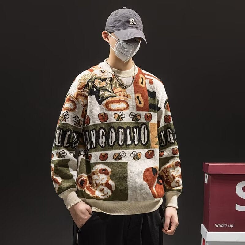 RDMCLOTHINGART tapestry hoodie Sweater-8058