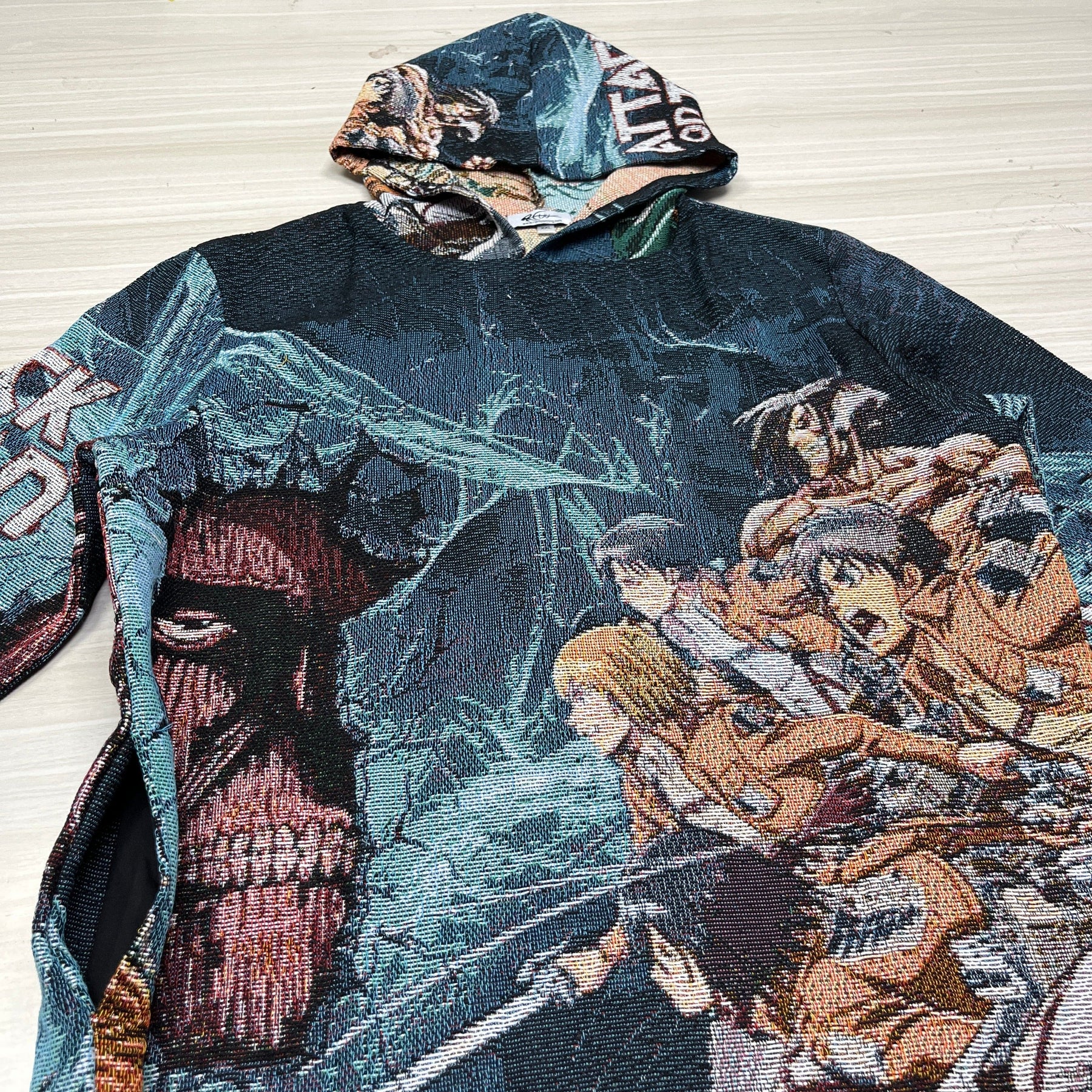 RDMCLOTHINGART tapestry hoodie TITAN V2 TAPESTRY HOODIE